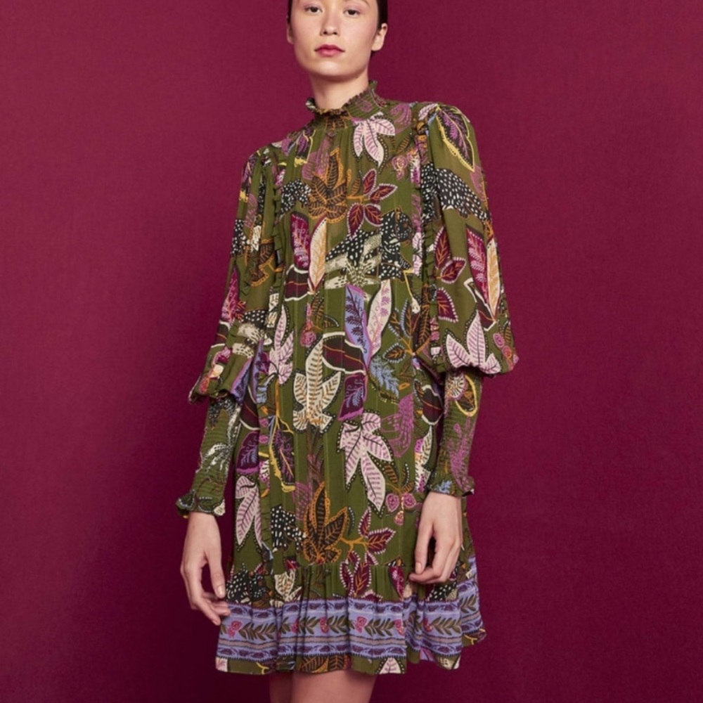 Farm Rio Wild Jungle Shift Dress Medium